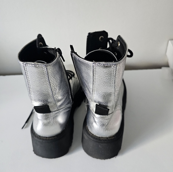 Girl silver boots - Picture 4 of 5